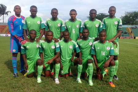 Golden Eaglets Spell Gabon In 5-0 Win…Qualify For Niger 2015 On 6-2 Aggregate
