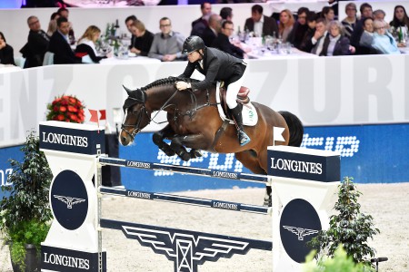 Third for Sweden was  Rolf-Göran Bengtsson with "Casall Ask"in the Longines FEI Jumping World Cup™ Zurich 2015  Pic Karl-Heinz Frieler
