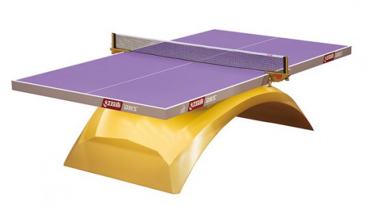 DHS Unveils Table Tennis Table for 2015 ITTF World Championships