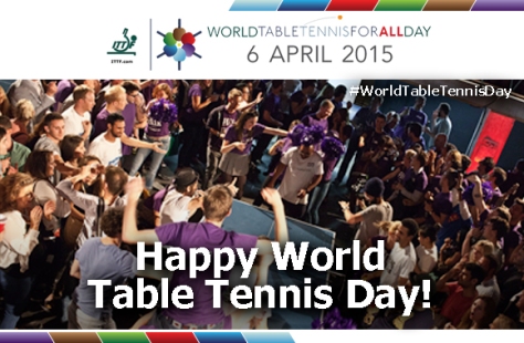 Pick up your racket and play table tennis to celebrate World Table Tennis Day!