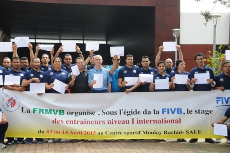 Participants of the Level I  Coaches Course in Casablanca, Morocco,