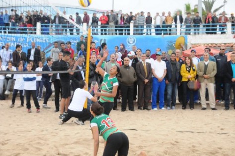 The Beach Volleyball  tournament during the festival