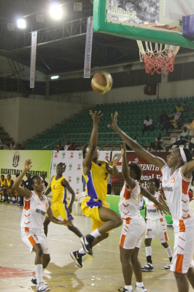 Zenith Bank Female Basketball League. Dolphins vs IGP Queens