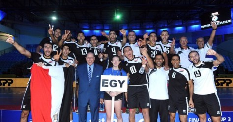 Egypt on gold medal podium