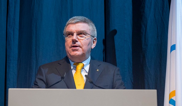 IOC President Thomas Bach Speaks On The Terrorist Attacks In Paris