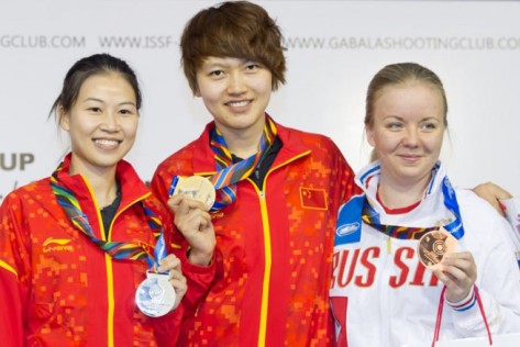 China rockets atop of the medal standings of the ISSF World Cup in Gabala