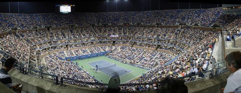 US Open 2008 : Arthur Ashe stadium at Flushing Meadows, NY. photo credit: Dysanovic https://creativecommons.org/licenses/by/2.0/legalcode
