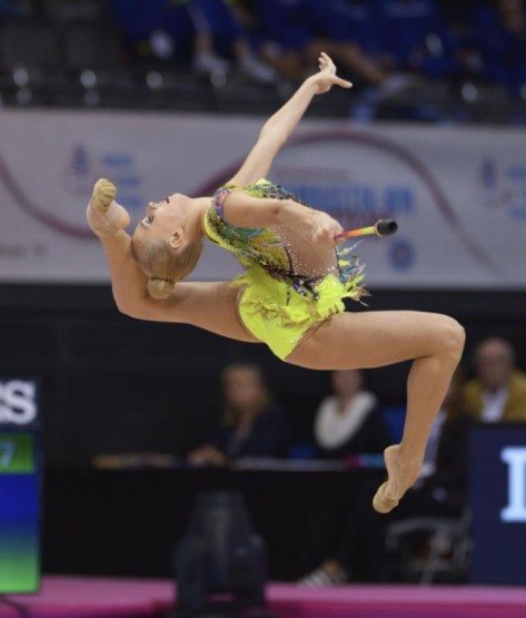 Reigning World Rhythmic Gymnastics champion Yana Kudryavtseva 
