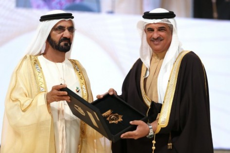 HE Sheikh Khalid Bin Abdulla Al Khalifa (BRN), FEI 2nd Vice President, member of the FEI Executive Board and President of FEI Regional Group VII, was awarded the Arab Administrator Award - Kingdom of Bahrain